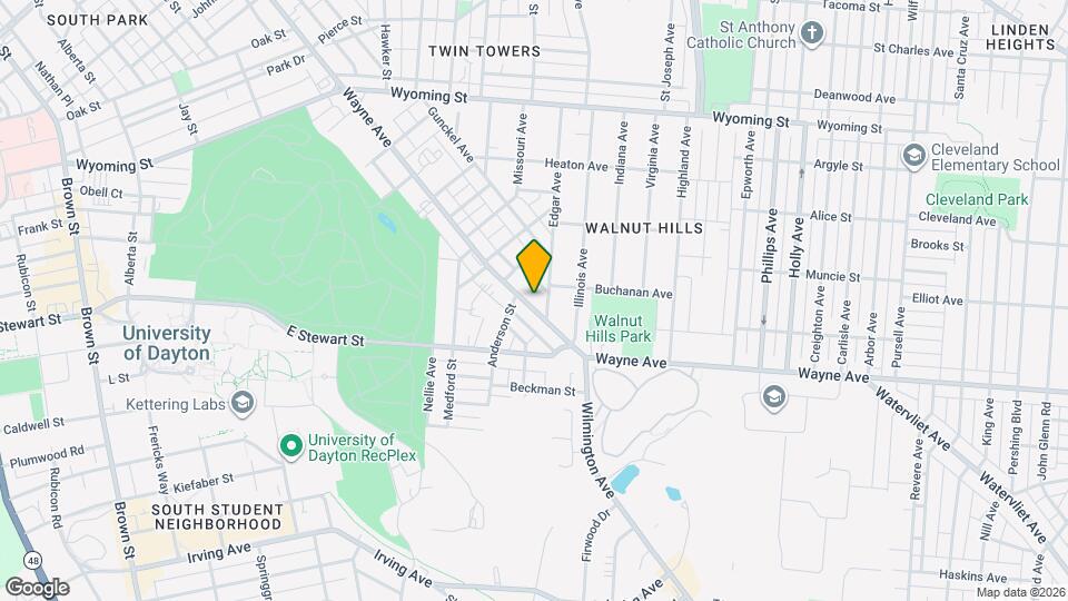 2114 Wayne Ave Map and Location Details