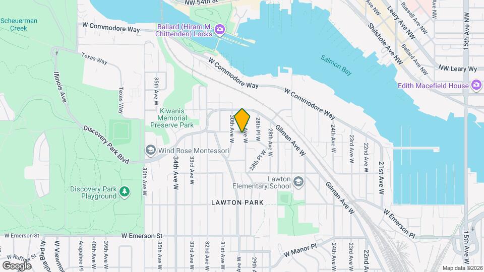 4347 29th Ave W Map and Location Details