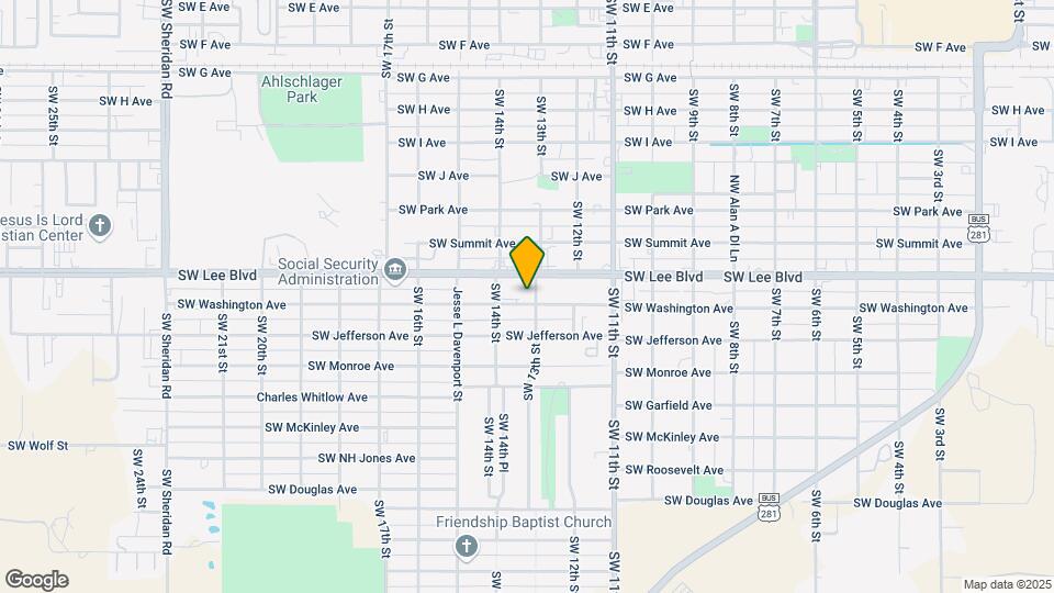 1301 SW Washington Ave Map and Location Details