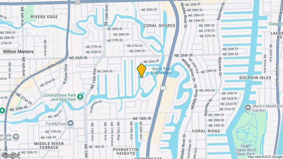 2217 NE 20th Ave Map and Location Details