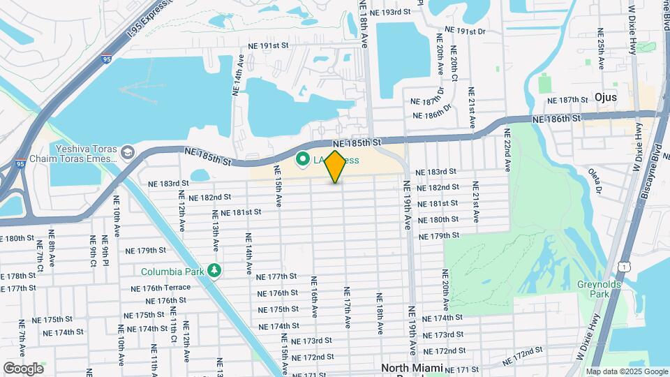 1679 NE 182nd St-Unit -0 Map and Location Details