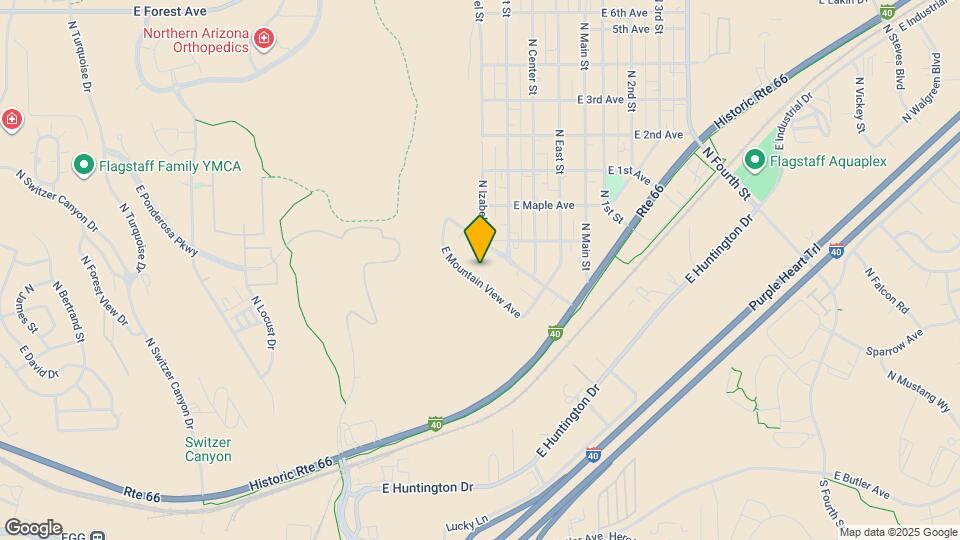 1718 E Mountain View Ave Map and Location Details