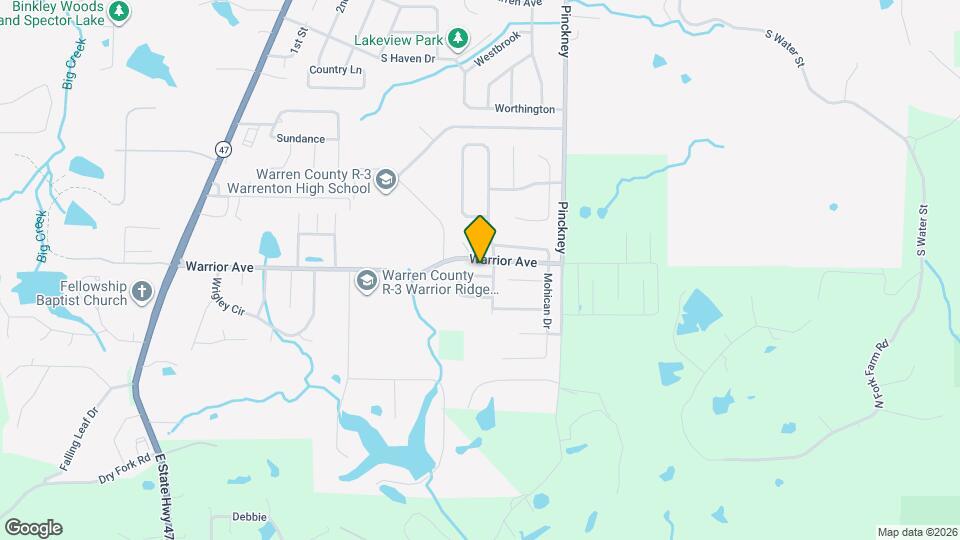 823 Navajo Trail Map and Location Details