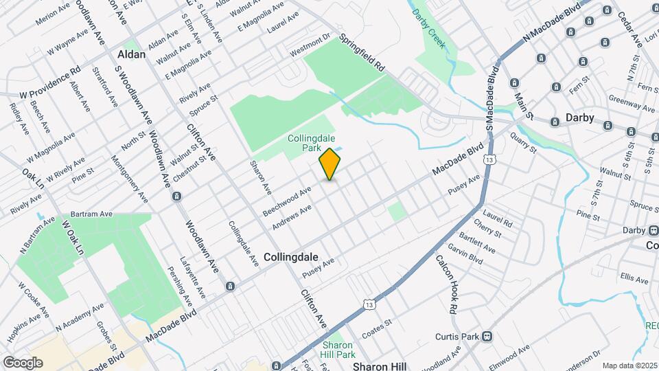 307 Lincoln Ave Map and Location Details