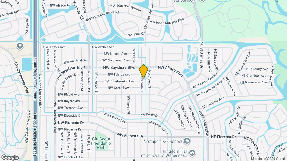 643 NW Grenada St Map and Location Details