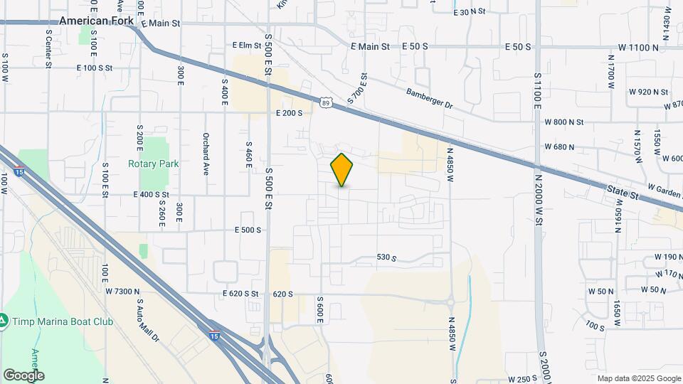 383 S 650 E Map and Location Details