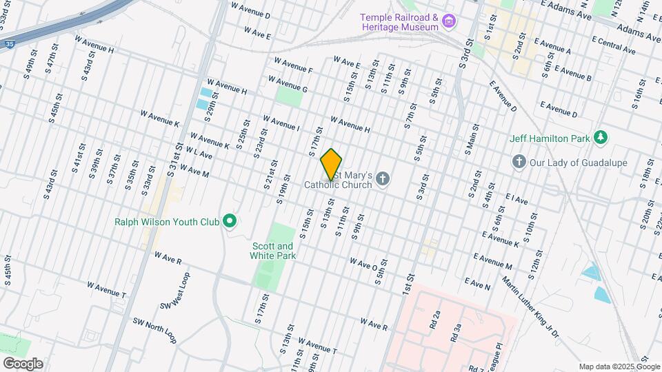 1104 S 13th St Map and Location Details