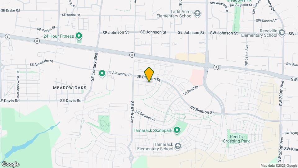 6935 SE Red Alder St Map and Location Details