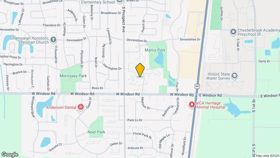 2203 Melrose Dr Map and Location Details