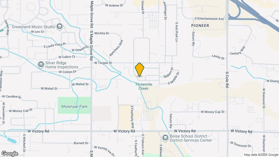 2370 S Three Mile Creek Way Map and Location Details