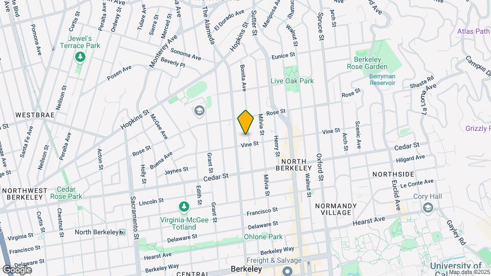 1438 Bonita Ave Map and Location Details