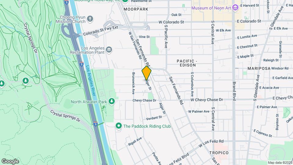 4604 Alger St Map and Location Details