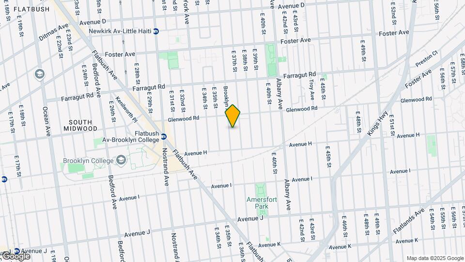 1629 Brooklyn Ave Map and Location Details