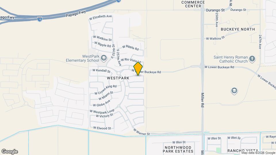 25549 W Winslow Ave Map and Location Details