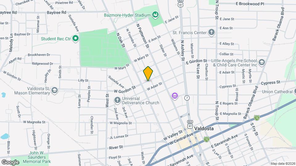 205 W Gordon St Map and Location Details