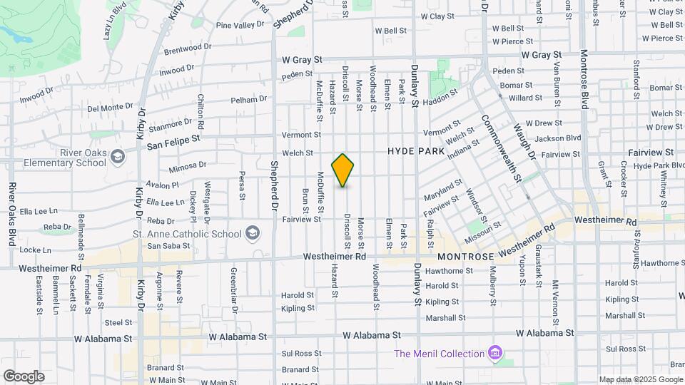 2204 Driscoll St Map and Location Details