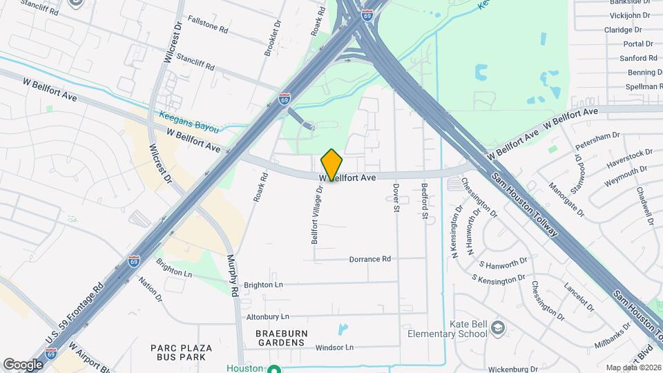 Southwest Terrace Apts. Mapa y Detalles de la Ubicación