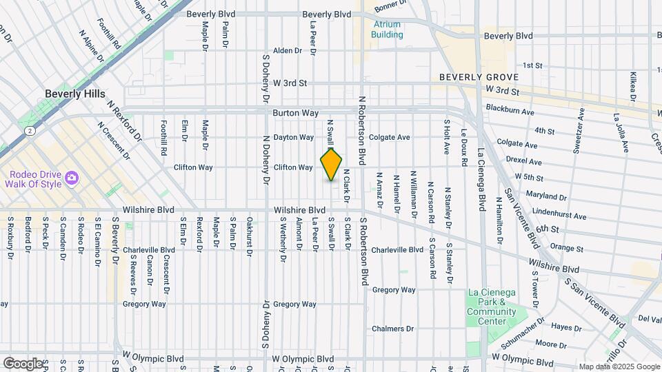 136 N Swall Dr Map and Location Details