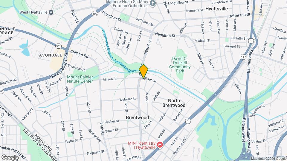 3803 Allison St Map and Location Details