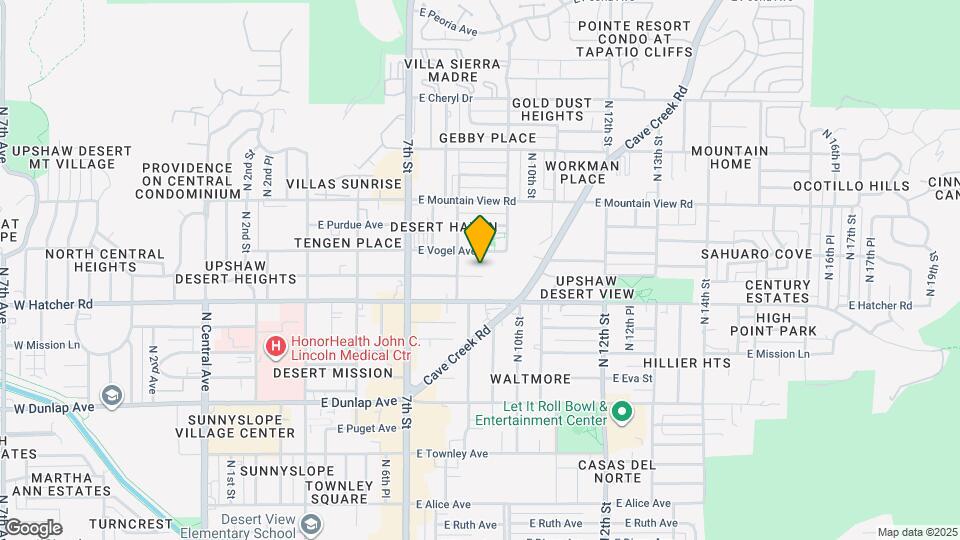 822 E Carol Ave Map and Location Details