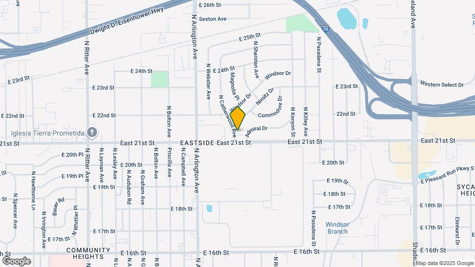 2121 N Catherwood Ave Map and Location Details