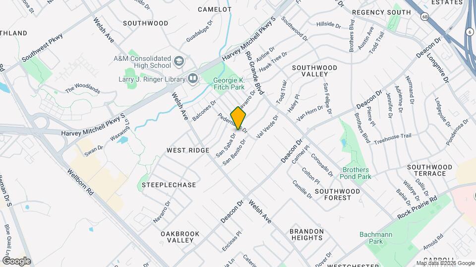 824 San Saba Dr Map and Location Details