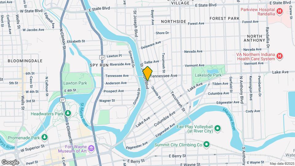 1420 St Joseph Blvd Map and Location Details