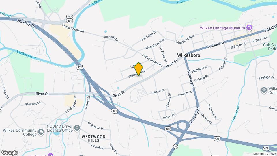 1001 Elm St Mapa y Detalles de la Ubicación