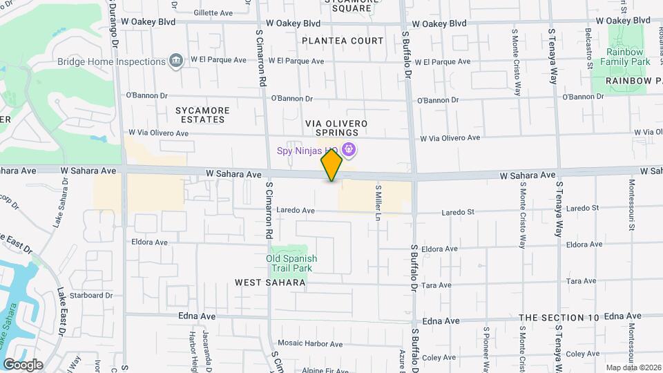 8007 W Sahara Ave Mapa y Detalles de la Ubicación