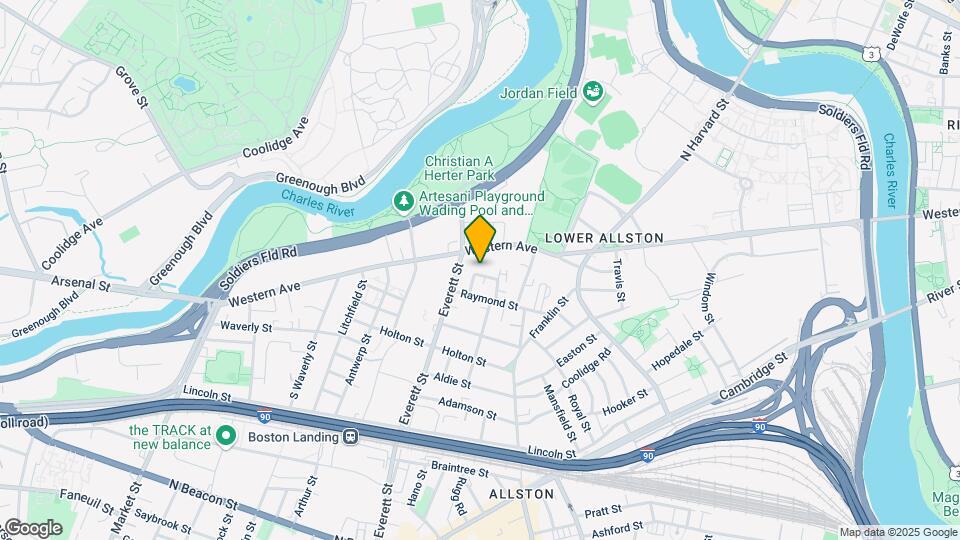 22 Westford St, Unit #2 Map and Location Details