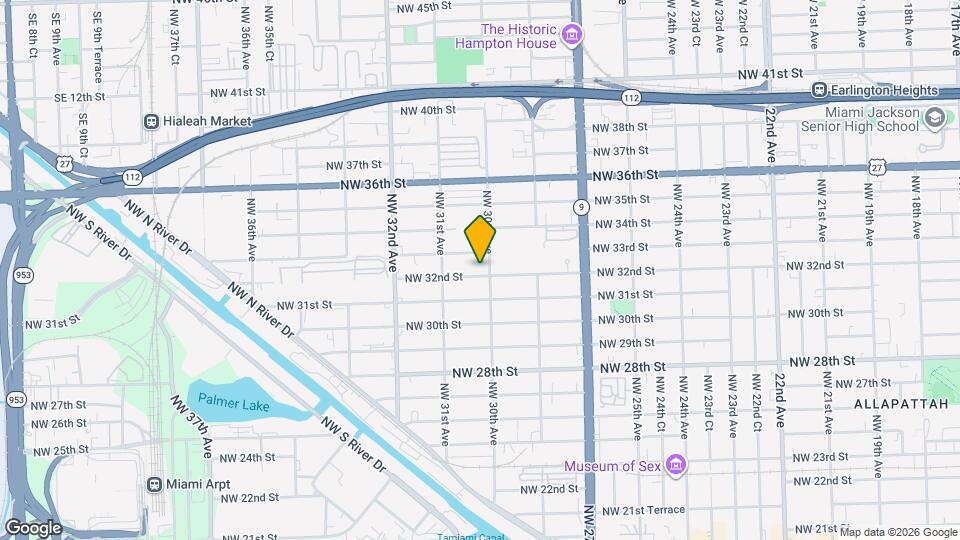 3025 NW 32nd St Map and Location Details