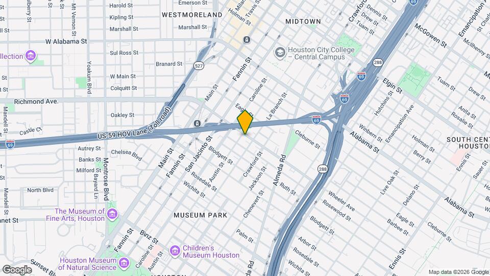 1402 Wheeler Ave Map and Location Details