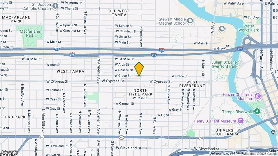 1006 N Fremont Ave Map and Location Details