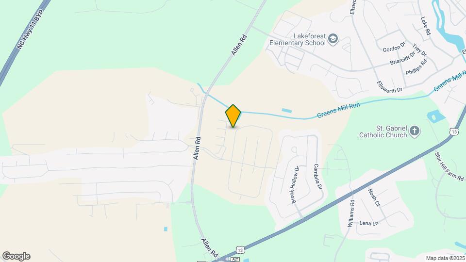 2524 Brookville Dr Map and Location Details