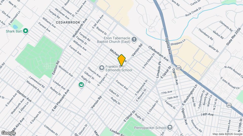 1433 Vernon Rd Map and Location Details