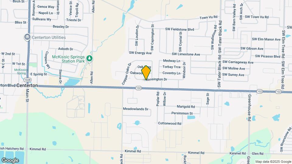 1000 Kensington Dr Map and Location Details