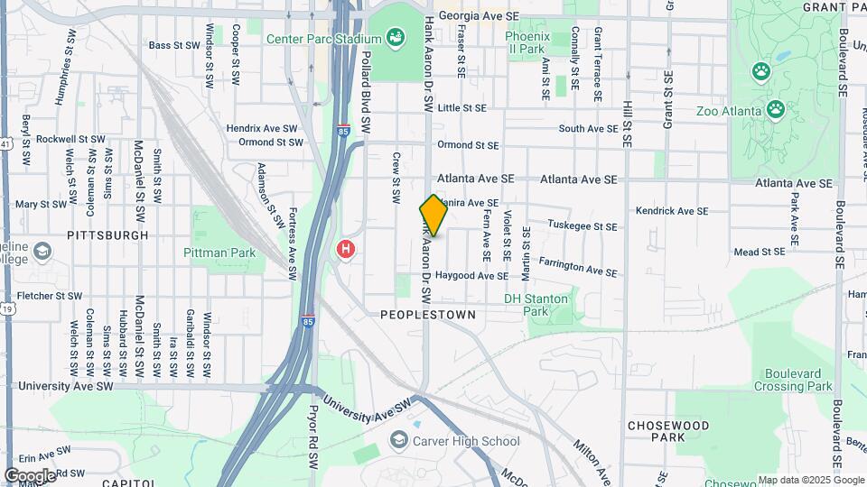 978 Hank Aaron Dr SW Map and Location Details