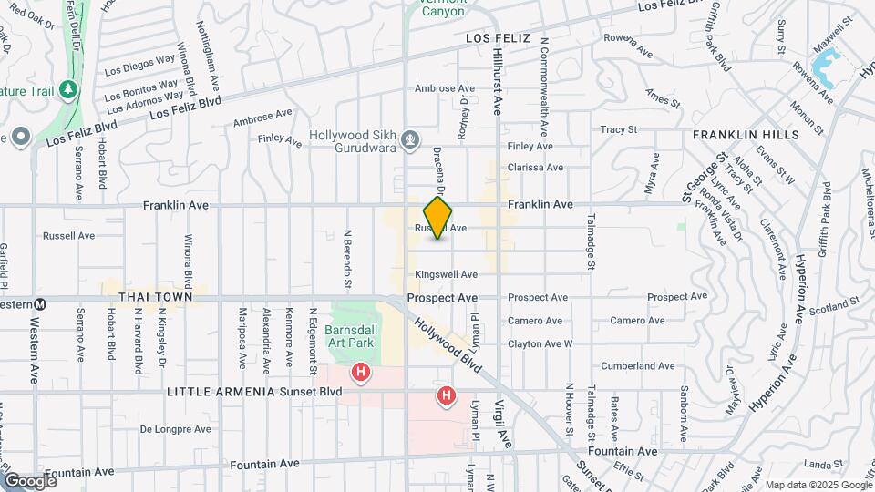 4619 Melbourne Ave Map and Location Details