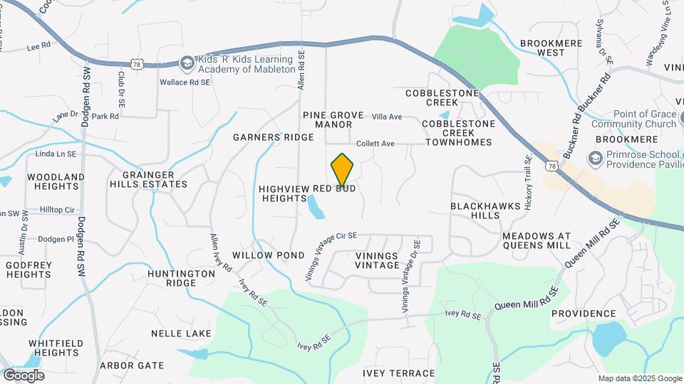 6112 Lakeshore Dr SE Mapa y Detalles de la Ubicación