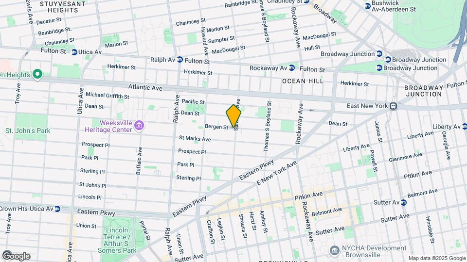 334 Saratoga Ave-Unit -3 Map and Location Details