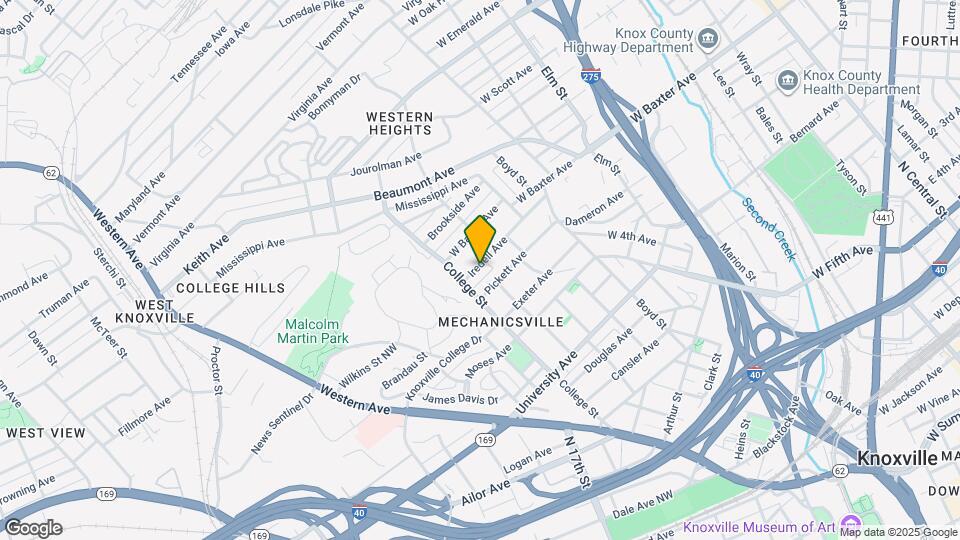 1408 Iredell Ave Map and Location Details