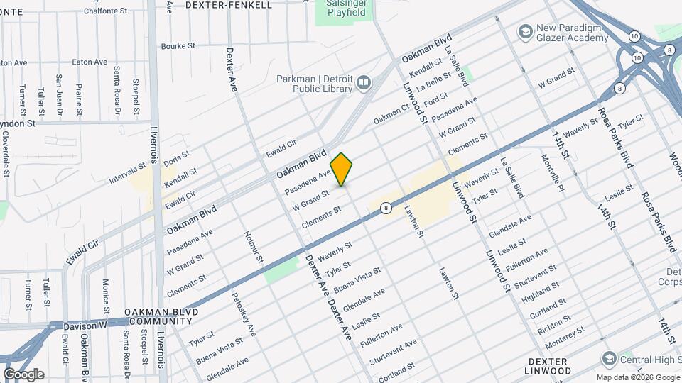 3209 W Grand St Map and Location Details