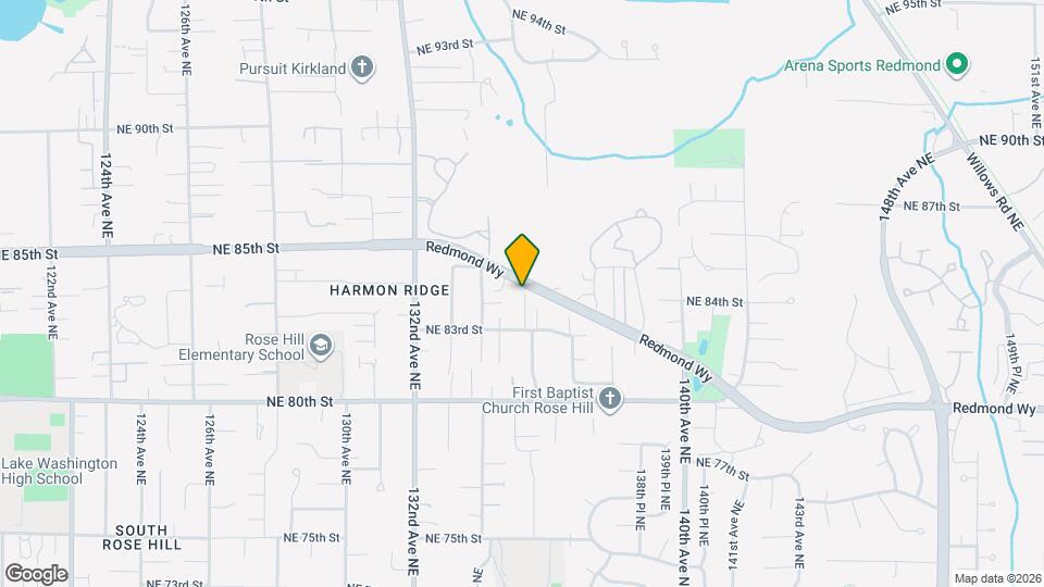 13461 Redmond Wy Map and Location Details