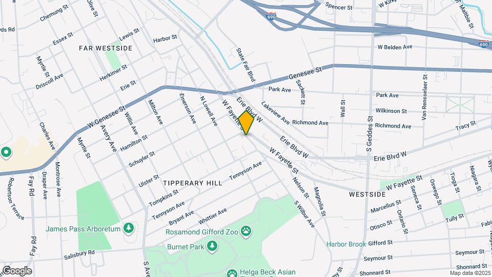 119 N Wilbur Ave, Unit First Floor Map and Location Details