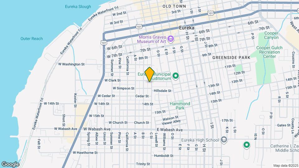 1116 C St Map and Location Details