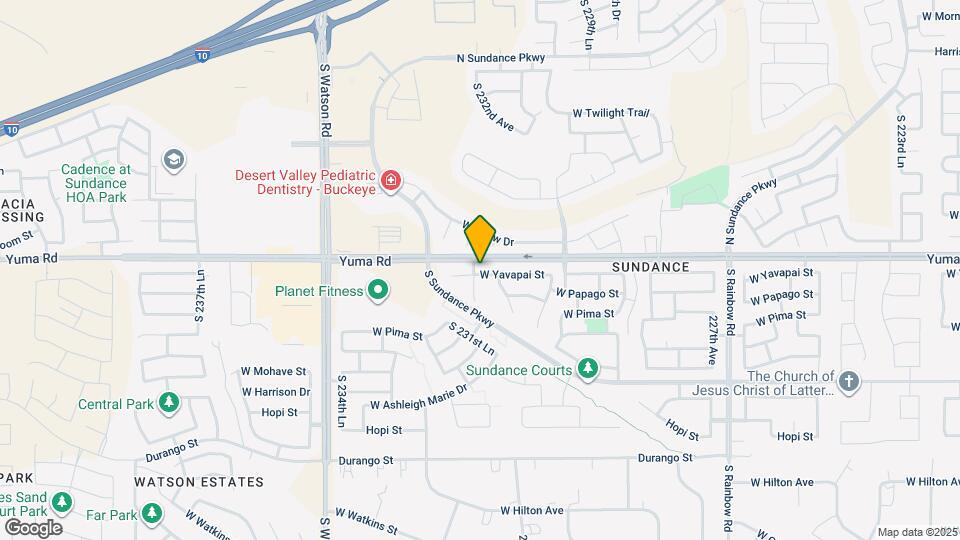 23168 W Yavapai St Map and Location Details