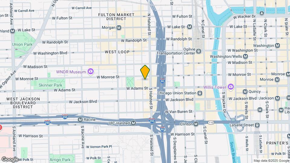 123 S Green St, Unit 11E Mapa y Detalles de la Ubicación
