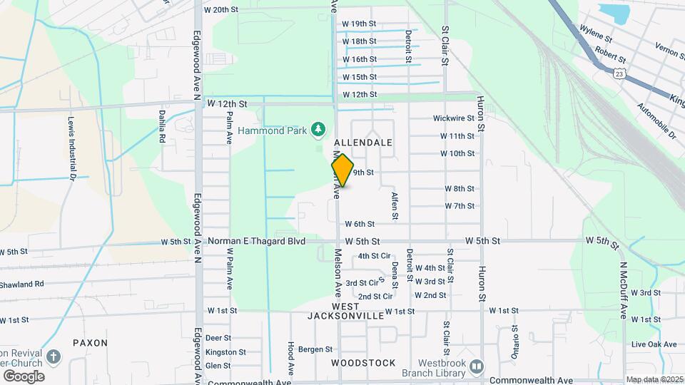 1731 Melson Ave Map and Location Details