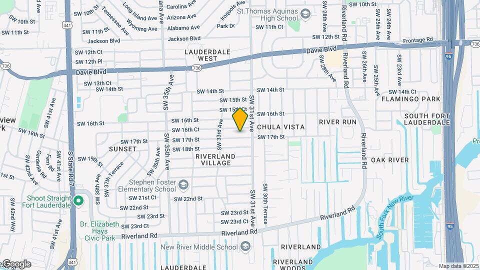 3141 SW 17th St Map and Location Details