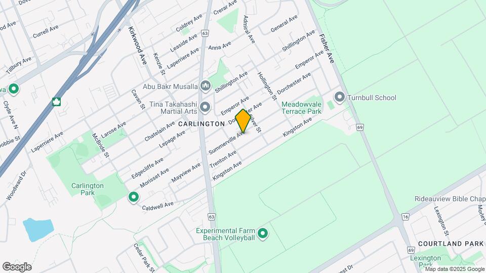 1308 Summerville Ave Map and Location Details